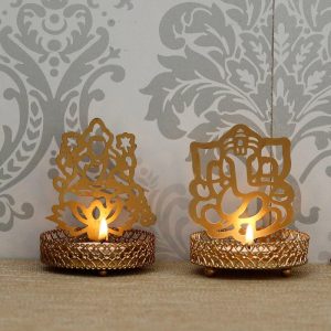 Premium Ganesha laxmi Shadow Diya - Perfect for Spiritual Home Decor